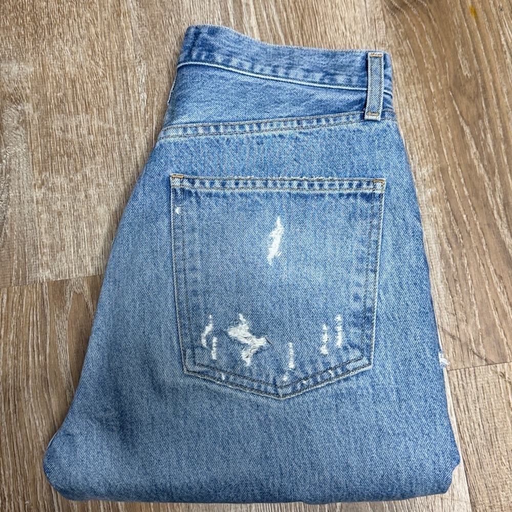 Agolde 90's Mid Rise Loose Fit Jeans - Fall Out - Picture 6 of 6